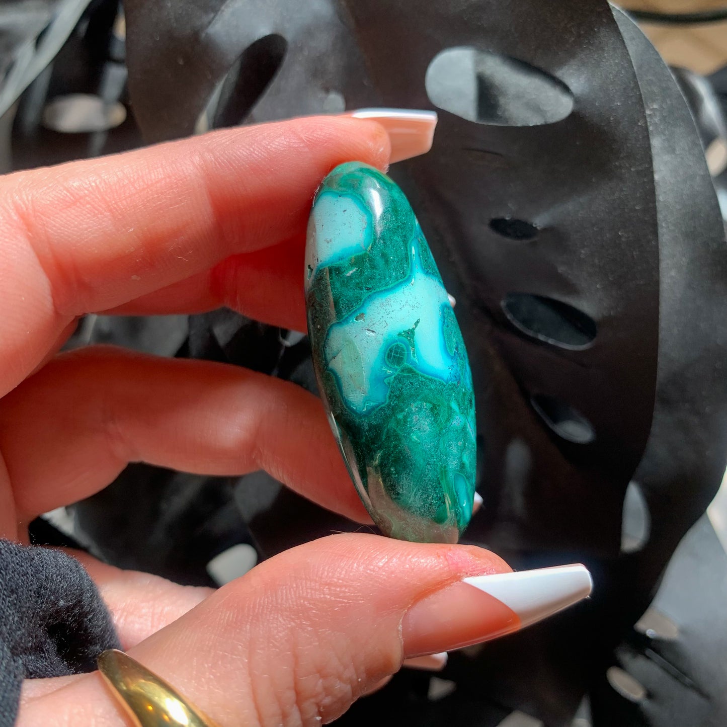 Malachite Chrysocolla Shiva