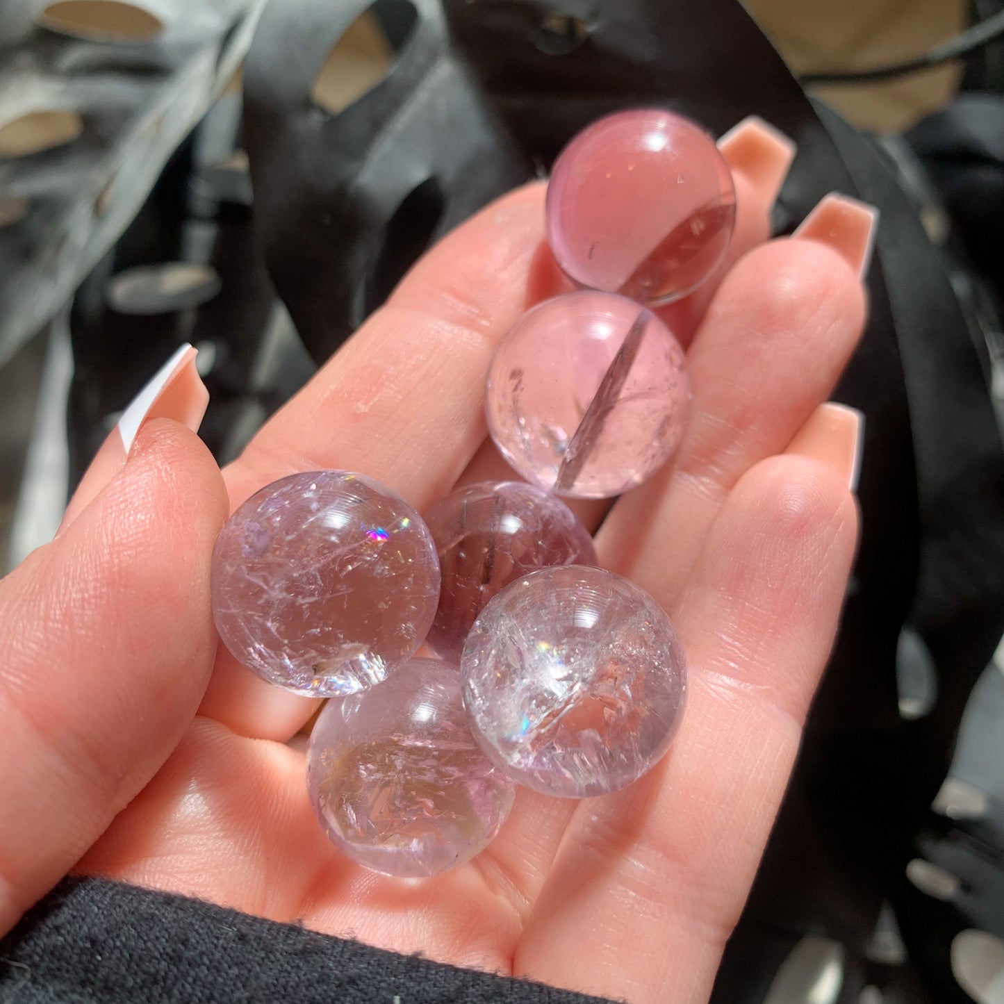 Lilac Amethyst Mini Spheres
